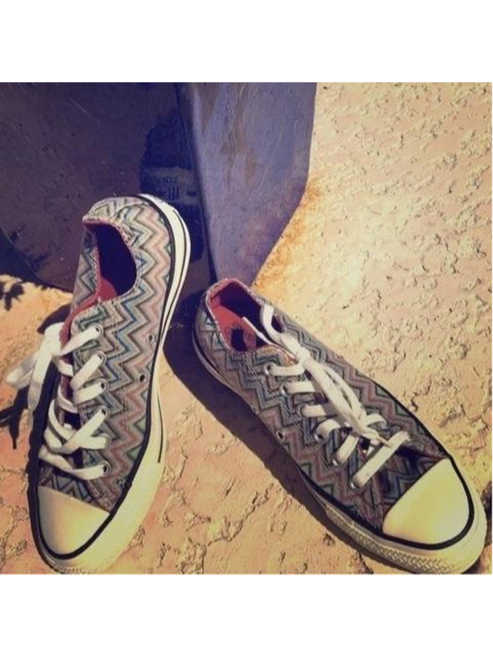 Converse Chuck Taylor missoni All Star Low Top Sneakers with multicolored zigzag